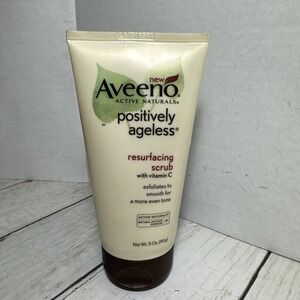 Aveeno Active Naturals Positively Ageless Resurfacing Scrub Old Stock